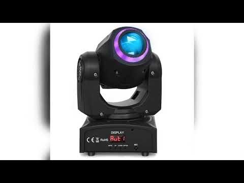 A must-have product! U'King 120W LED Beam Moving Head Light RGB Color Mixing 8 Patterns DMX Effect