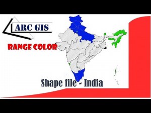 How to create graduate color map in arcmap | Use Symbology in arcmap | & |range color in arcmap|