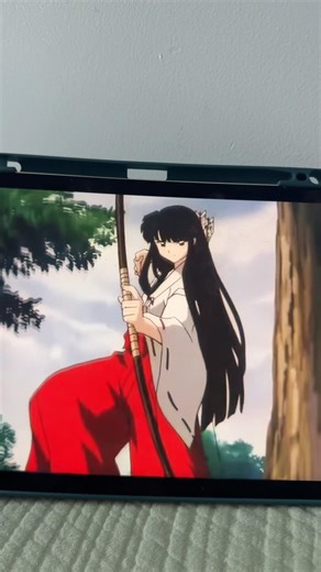 Kikyo! 🏹💔 from Inuyasha cosplay process! #crochet #inuyasha #kikyo #anime #cosplay #crochettop