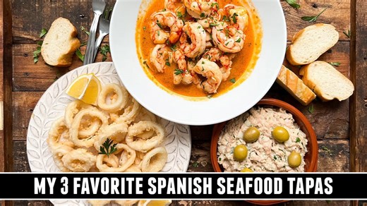 My 3 Favorite Seafood Tapas from Spain: Quick & Easy Recipes