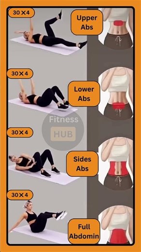 Six pack Abs workout at home #abs #fitness #home #shorts