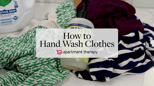 How to Hand Wash Clothes