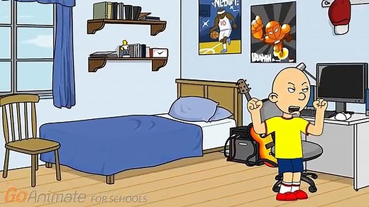 Caillou Destroys the GoAnimate Headquarters/3rd Punishment Day