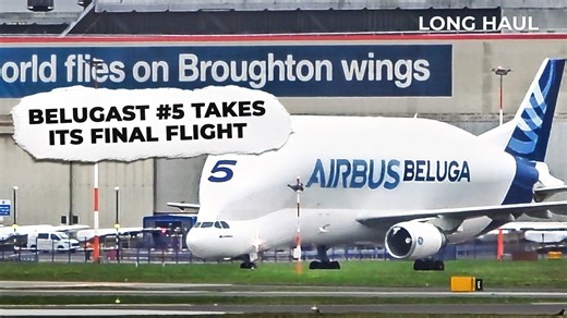 End of an aviation icon: BelugaST #5 takes off one last time