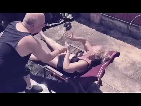 Backyard Sunbathing tanning Gone Wrong