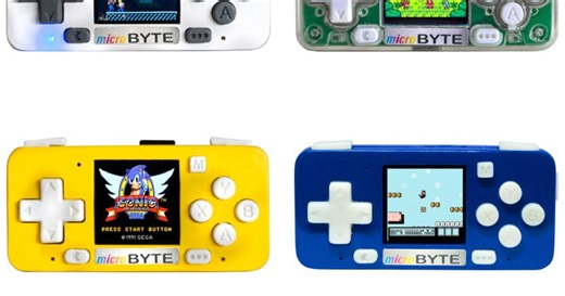 microByte is a tiny retro-gaming handheld that plays NES, Game Boy, more