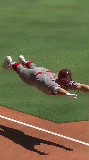 Smoothest celly of all time? 🥵😳 #mlbtheshow21 #homerun #baseball #rtts