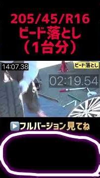 Instant bead breaker 205/45/R16 #Bead breaker #Bead breaker #Tire change #Tsukuba Circuit