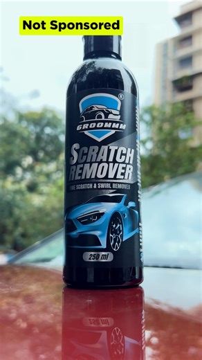 Shashank Alshi on Instagram: "Does this product really remove car scratches? Here’s the honest test. I came across a product that claims to remove scratches from your car - so I decided to test it myself. Step 1: Clean the scratched area properly with water. Step 2: Apply a small amount of the product on the provided cloth. Step 3: Rub it gently in a circular motion for a few minutes, then leave it for 10 minutes. Step 4: Repeat the process 2 - 3 times if needed. My honest review: It doesn’t com