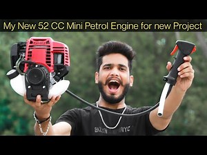 Mini Engine | My new mini 52 cc 4 stroke Petrol engine for my new project | 52 cc mini petrol engine