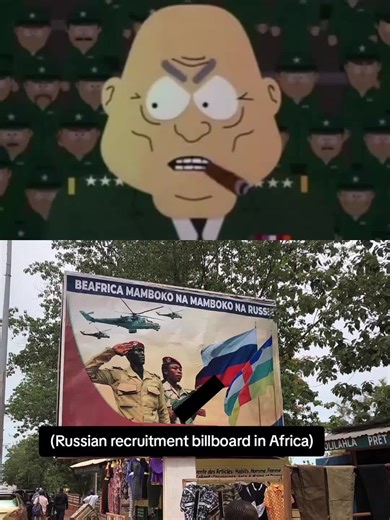 The language used on this billboard is Sango, the national and most widely spoken language of the Central African Republic. #africa #globalnews #geopolitics #information #context