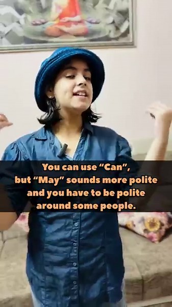 🤔May or can/modal,verbs, learn english,english grammar #kidsenglish #shorts #learnenglish