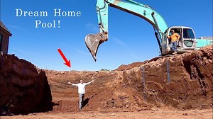 This new swimming pool is going to be unique and super fun! Can't wait to show you the final build with the hot tub, slide and lights. It is getting more and more real! | What's Inside?