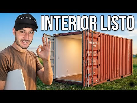 This is how I turn the inside of a shipping container into a real home ⭐⭐⭐