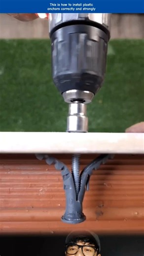 This is how to install plastic anchors correctly and strongly