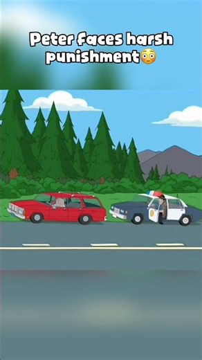 Peter gets pulled over by a cop 👮‍♀️#familyguy #petergriffin #shortvids #cartoons #relatable fyp