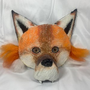 Fox, Mask, Therian Mask, Fur, Costume, Furry, Canine, Halloween - Etsy