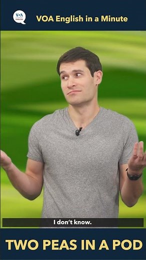 Two Peas in a Pod - English in a Minute