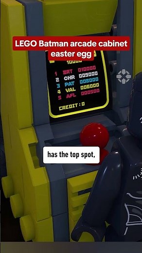 LEGO Batman arcade cabinet references the Batman actors