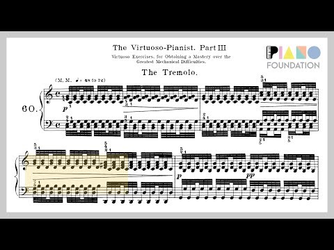 The ULTIMATE HANON EXERCISE: No. 60: The Tremolo (Hanon Virtuoso Pianist with follow-on sheet music)