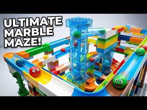 Ultimate LEGO Marble Maze 🌀 Crazy Ball Run Challenge!