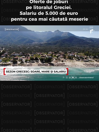 Joburi pe litoralul Greciei: salariu 5.000€ pentru meseria căutată
