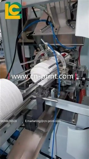 Offset printing machine for disposable bowls