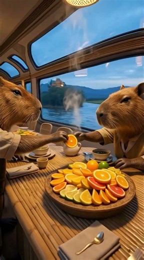 This Capybara Is Actually a Moving Train