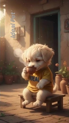 Poor Puppy’s Morning Routine 🐶 #IdealPet #EmotionalStory #PuppyLife