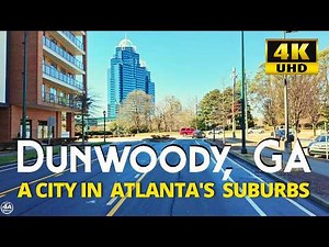 Exploring Dunwoody Georgia - Atlanta's Suburban Streets POV
