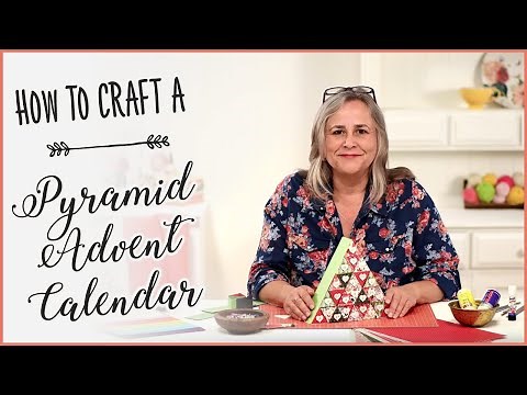 DIY Christmas - How to make a Pyramid Advent Calendar