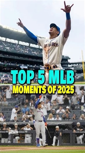 Top 5 Baseball Moments That Defined 2025! #baseballplayer #baseball