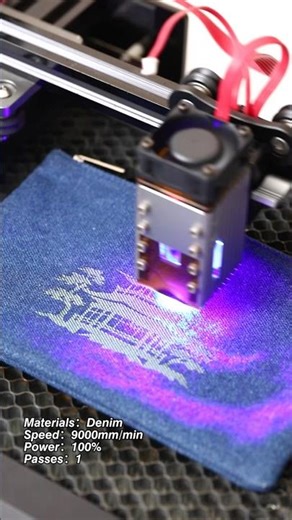 How to Engrave Denim with NEJE 5 & A40630