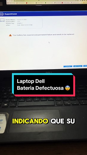 Reparación de Batería Defectuosa en Laptop Dell