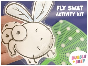 Fly Swat Activity Kit for Toddlers - Etsy Australia