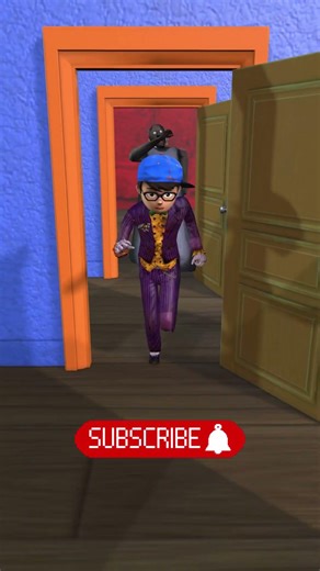 😱 Scary teacher 3D open the door, Francis, I'm running away from grandma tung tung#funny #animation