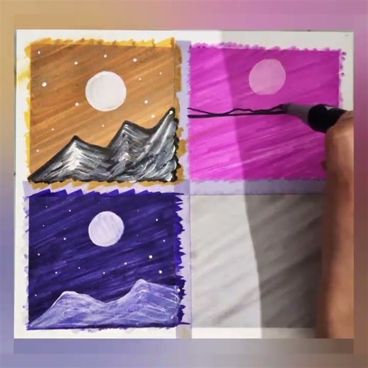 #Amazing arylicpainting drawing beginners satisfaying video step by step easy method #shorts #arts