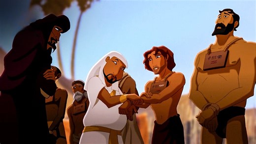 The brothers sell Joseph to slave traders for silver, Joseph King of Dreams