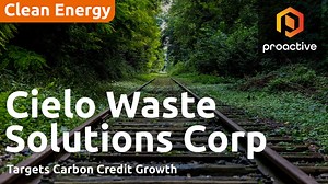 Cielo Waste Solutions CEO on Project Nexus clean fuels facility and OTCQB admission https://www.proactiveinvestors.com/companies/news/1079875/cielo-waste-solutions-ceo-on-project-nexus-clean-fuels-facility-and-otcqb-admission.html #Energy #Renewables #CarbonCredits #CleanFuels | Proactive