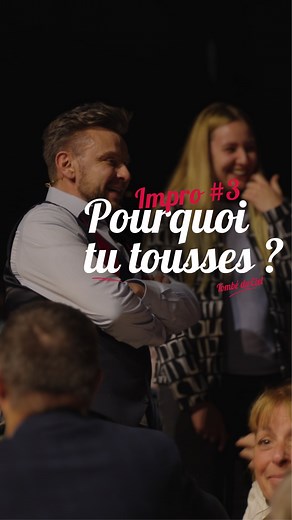 Jeanfi on Instagram: "L’impro de Jeanfi #3 : ça gratte à sa gorge 🤔 On va appeler tonton ☎️ Vous avez la ref les gens ? 😂 #jeanfijanssens #humour #impro"
