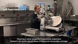 6.9K views · 30 reactions | Properly cleaning your slicer is critical. See how the Hobart HS slicer makes it easy.  | Hobart Food Equipment and Service | Facebook