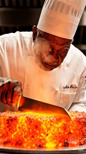 Fire Lava Cake Cutting 🔥 | Burning Cake Volcano | Satisfying Lava Flow ASMR