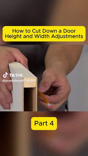 How to Cut Down a Door: Height and Width Adjustments