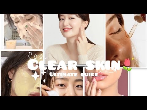 How to get clear skin? Skincare routine 🌷 ( step by step)