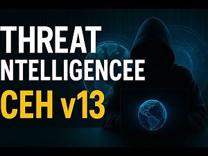 CEH v13 Threat Intelligence | Complete Guide for Ethical Hackers | Module 1 | Part 4