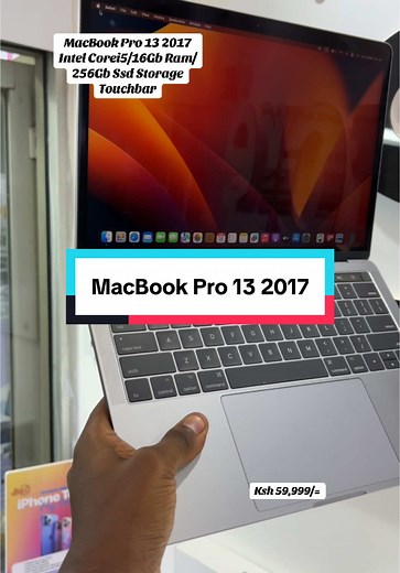 Buy MacBook Pro 13 2017 with Touch Bar at Ksh 59,999