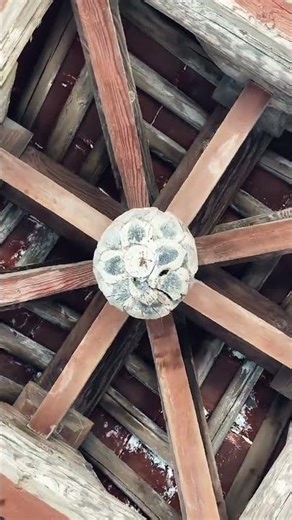Above the Caisson Ceiling, a Lotus Blooms/Ancient Chinese Architecture's Hidden Poetry #ancientchina