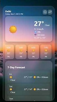 I made a Weather App using only HTML, CSS & JS #css #html #cssday #coding #shorts