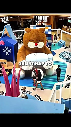 Cat Meets BIG Teddy! #shorts