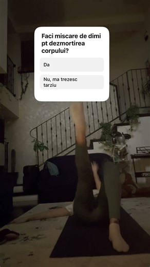 Gimnastica de dimineață, acasa #dance #gimnastica #miscare #yogapractice #yogalife